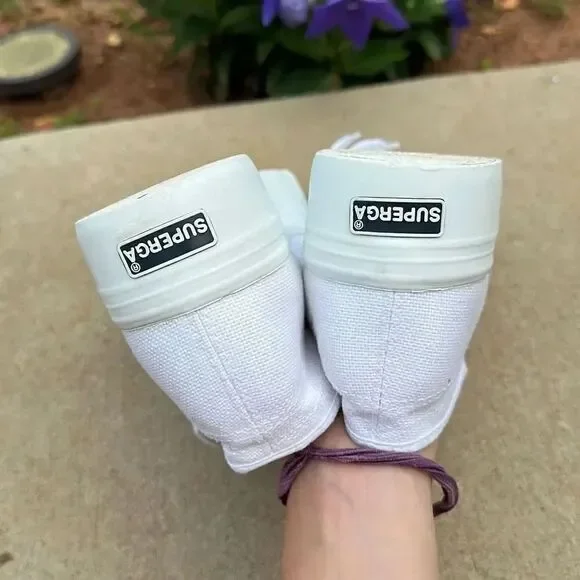 Superga White Platform Sneaker  - Picture 10 of 12